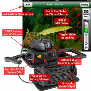 Зимняя подводная камера FishPhone FP100 от Vexilar с WiFi