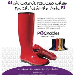 Женские сапоги Baffin Rubber Boot Red